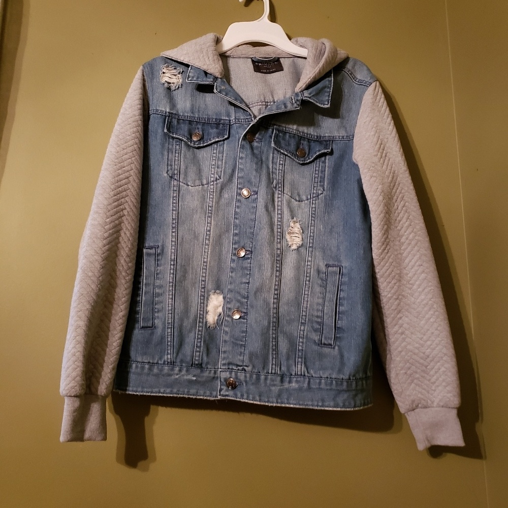 Hooded Jean jacket